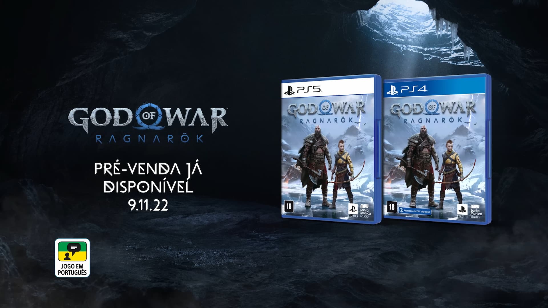 Começa a pré-venda de God of War: Ragnarök no Brasil