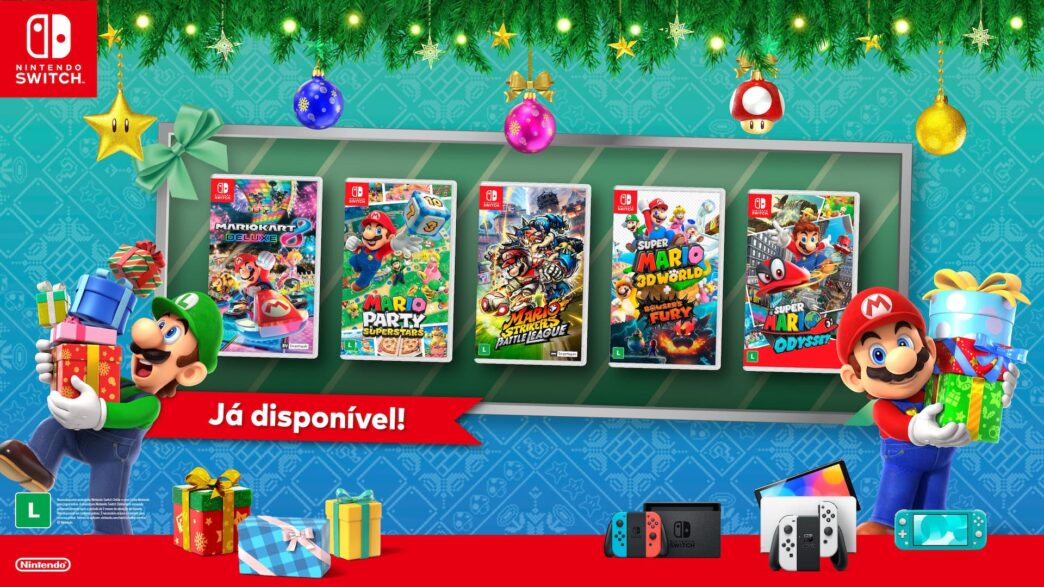 Jogos de Nintendo Switch são vendidos pela Nuuvem no Brasil