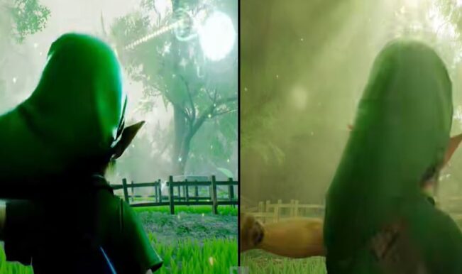 Zelda Ocarina of Time comparativo