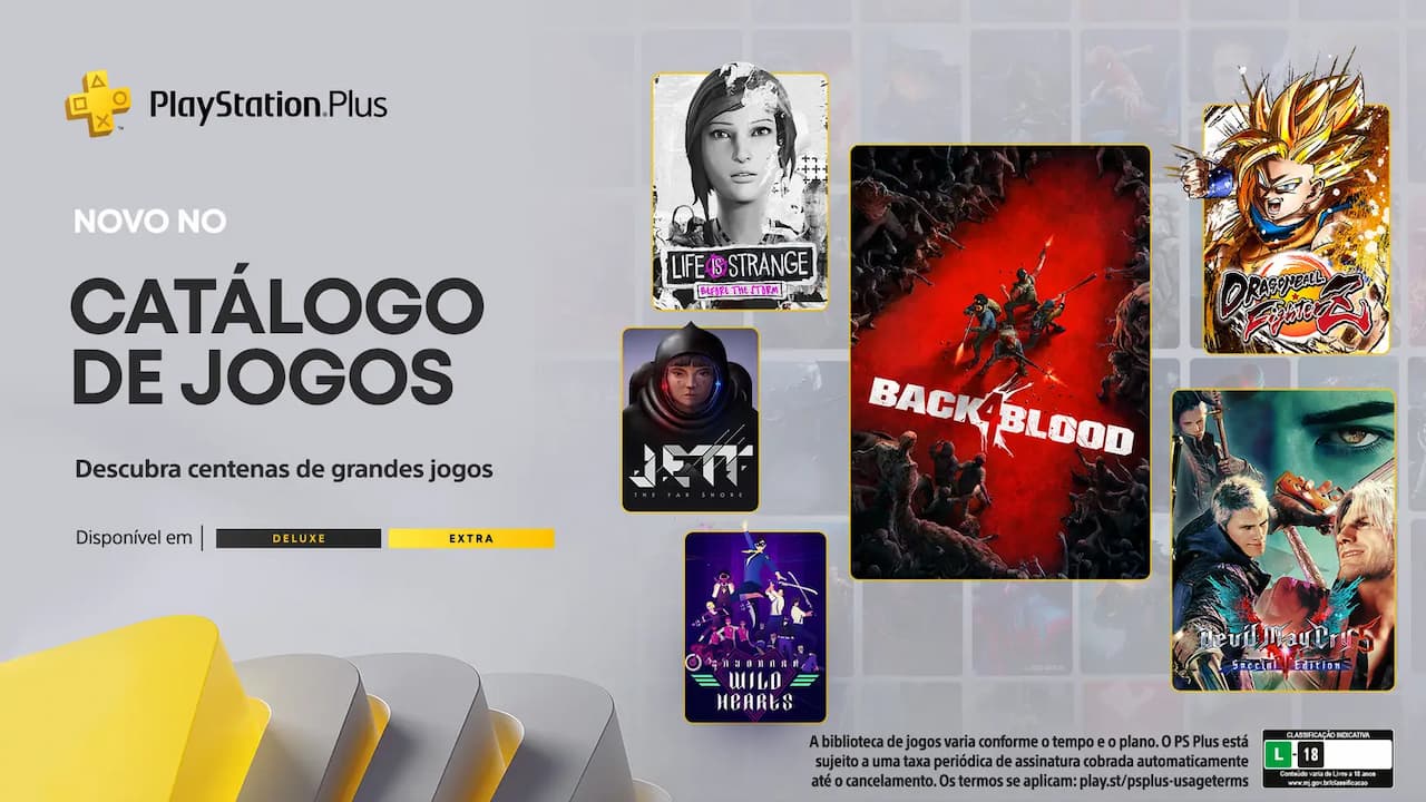 PS Plus Extra e Deluxe de janeiro de 2023