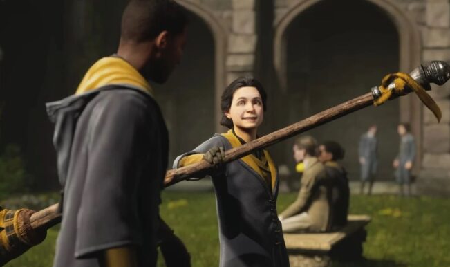 Hogwarts Legacy vassoura capa