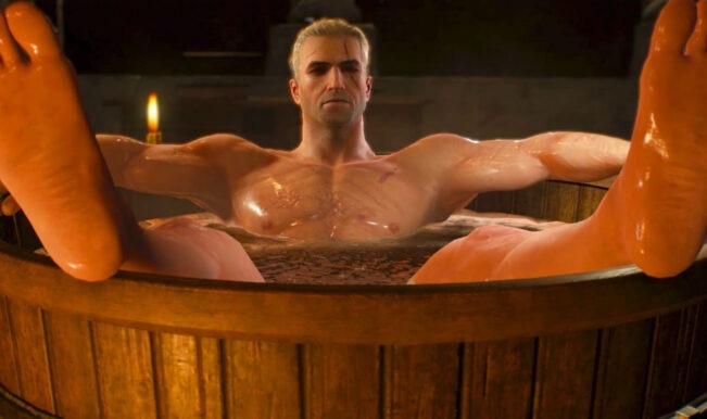The Witcher 3 banheira