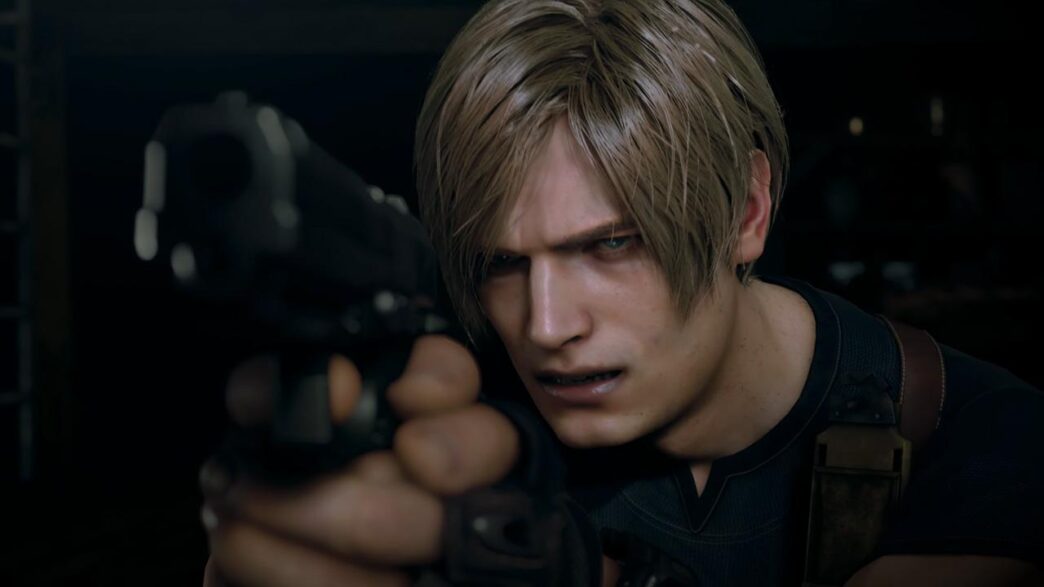 Leon Resident Evil 4 Remake - Suporte Controle Video Game