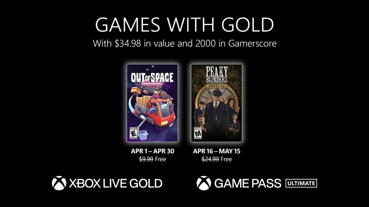 Games with Gold de abril de 2023