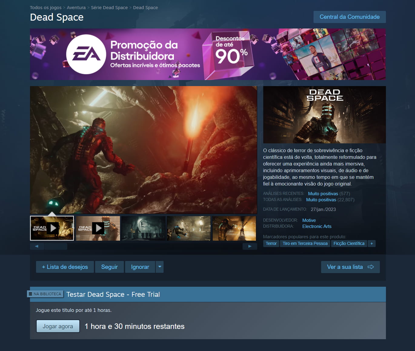 Steam libera jogo grátis por tempo limitado; veja qual