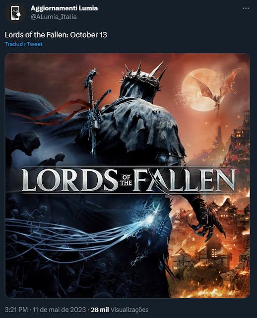 Novo The Lords of the Fallen é anunciado para PC, PS5 e Xbox Series X