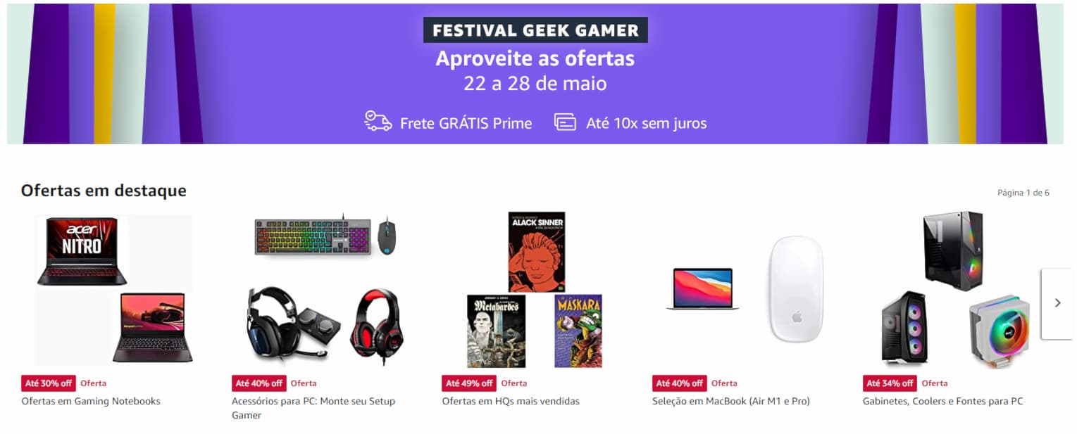 amazon - festival geek gamer 2023