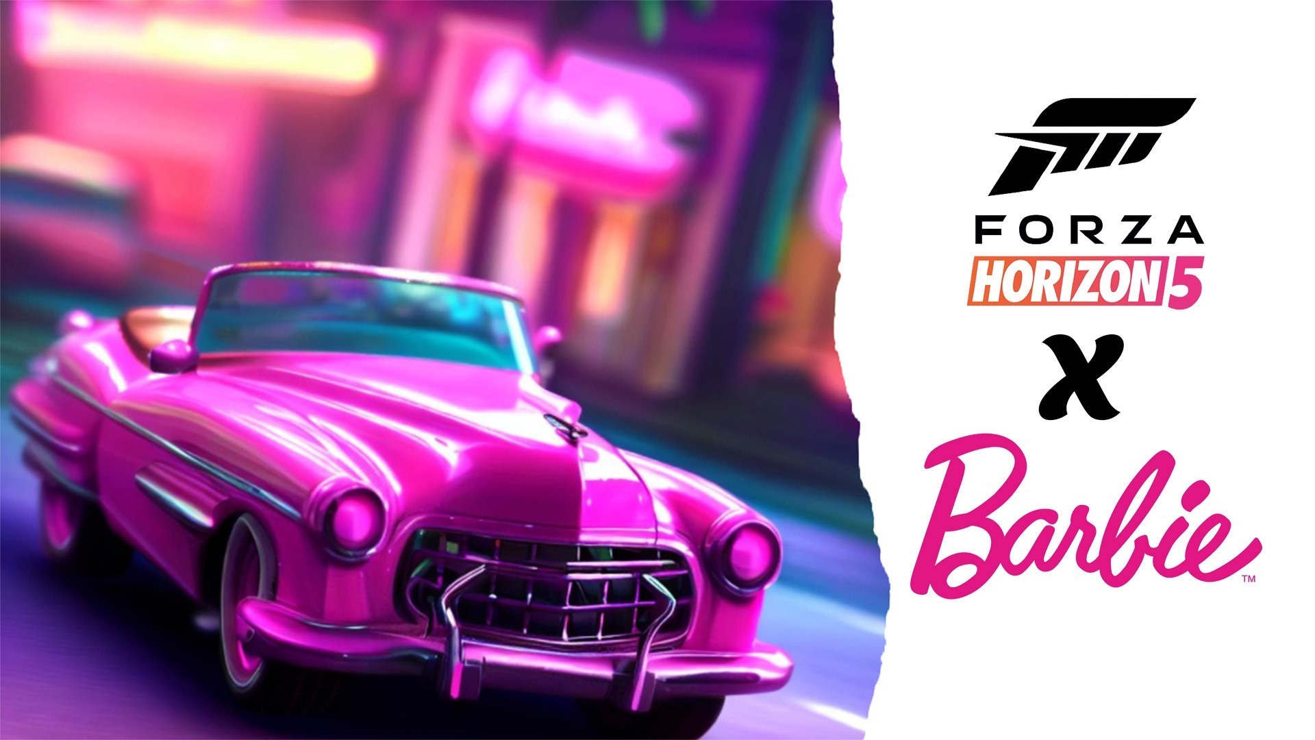 Forza Horizon 5 recebe dois carros grátis do filme Barbie