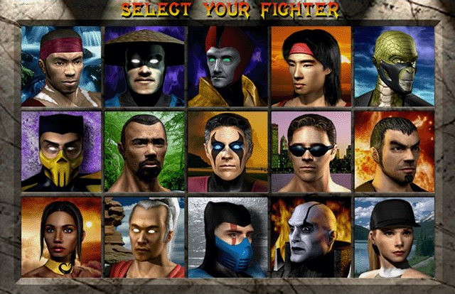 Personagens(preços) - Mortal Kombat