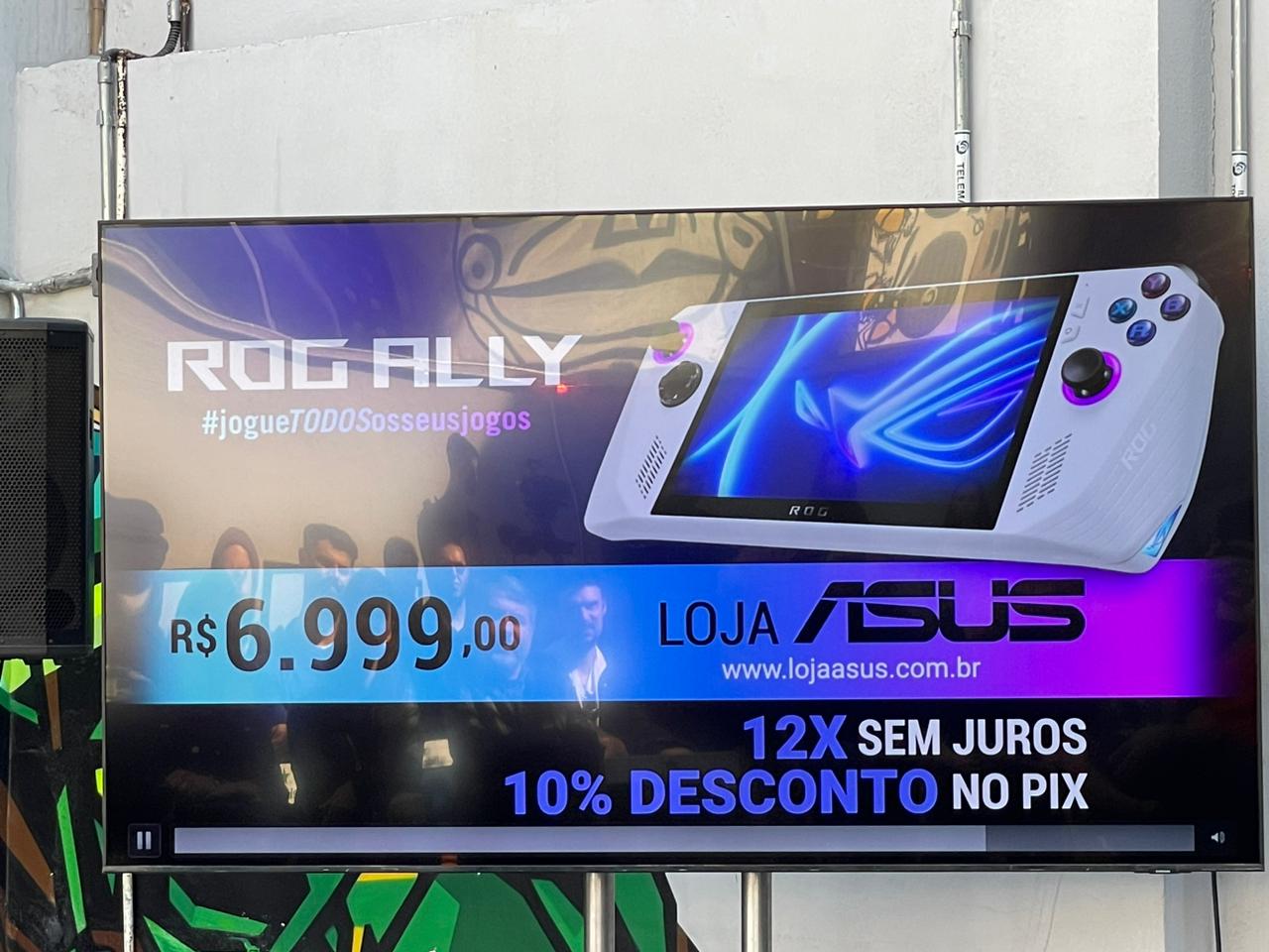 ASUS anuncia venda do ROG Ally no Brasil; console portátil chega custando  R$ 6.999 - Adrenaline