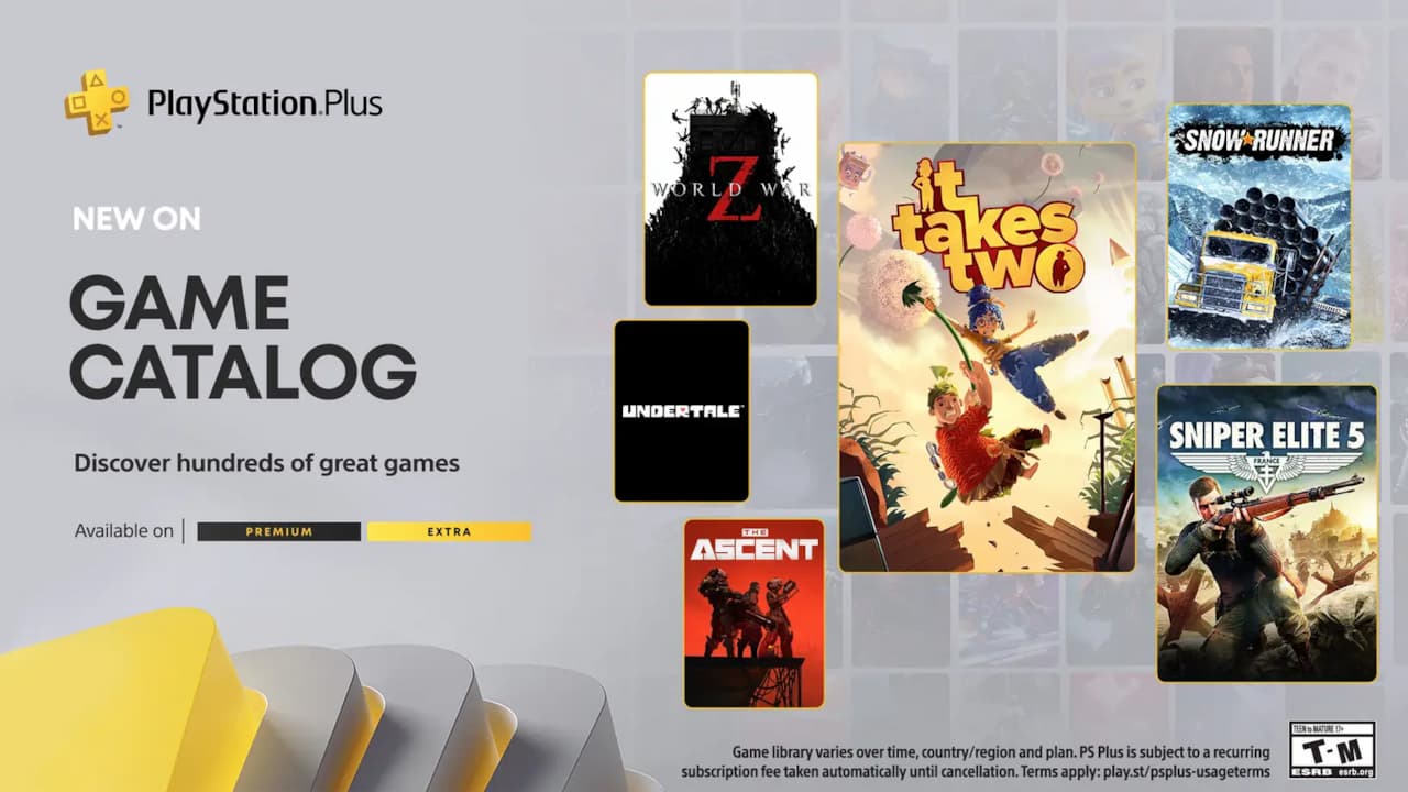 PS Plus Extra e Deluxe ganham 20 jogos em novembro