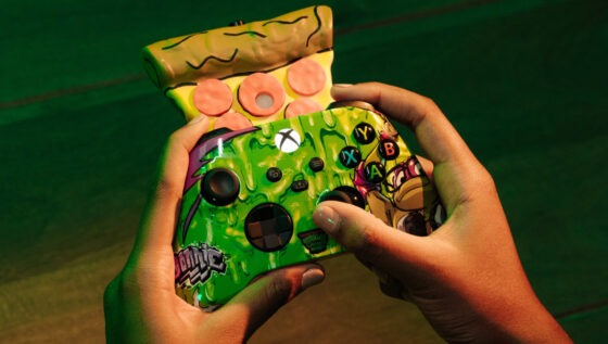 Xbox controle pizza