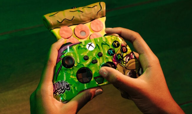 Xbox controle pizza