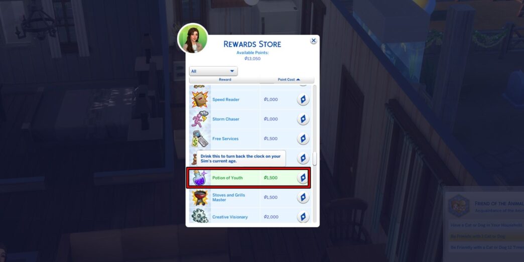 Como obter a poção da juventude no The Sims 4 