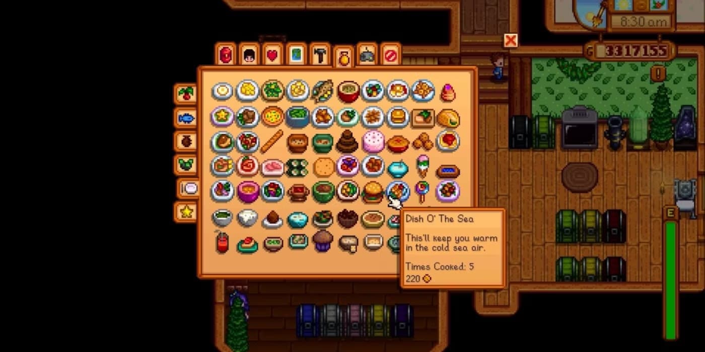 Stardew Valley ganhará livro de receitas oficial em 2024