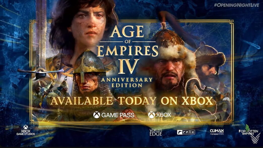 Age of Empires 4 trailer gamescom 2023 consoles xbox