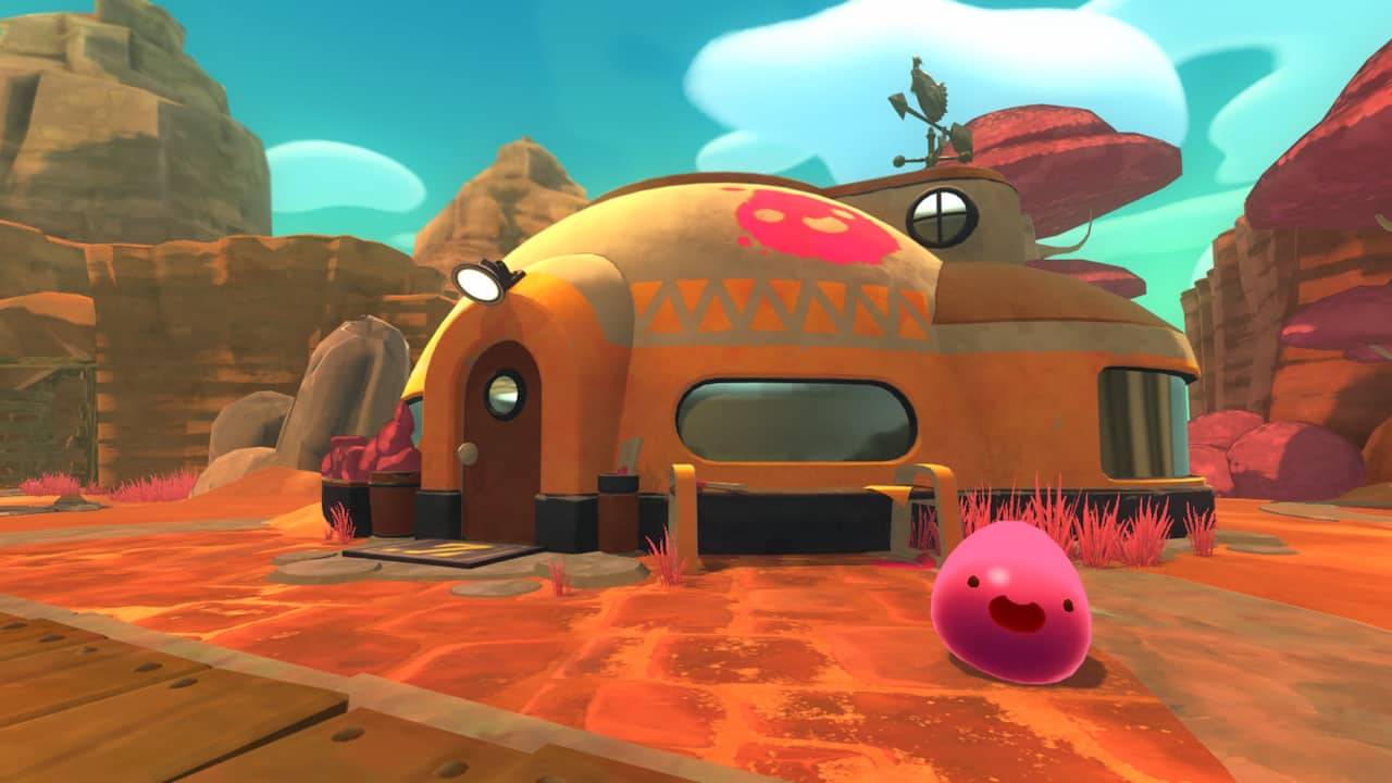 Segure minhas tramas, há um filme Slime Rancher nas cartas