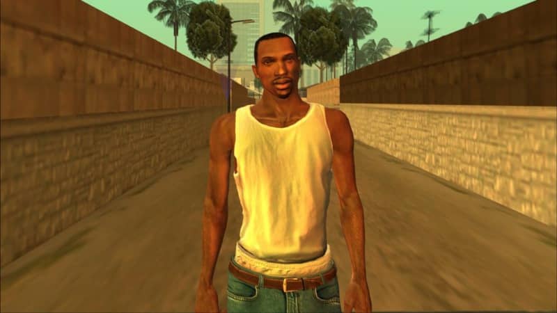 CJ sai de GTA San Andreas e vai parar em Armored Core 6 😂