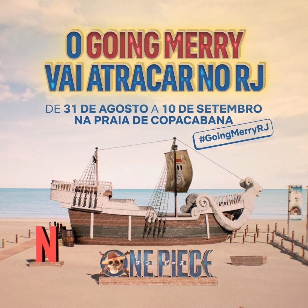 Veja o barco Going Merry de One Piece em Copacabana por dentro - Mix de  Séries