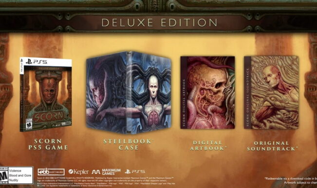 Scorn PlayStation 5 port data