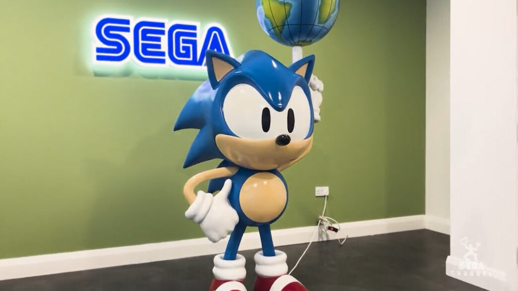 Sonic estátua rara Gamescom 2023/ SEGA