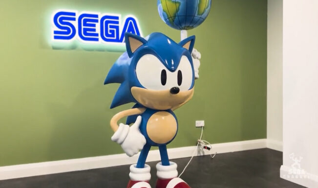 Sonic estátua rara Gamescom 2023/ SEGA