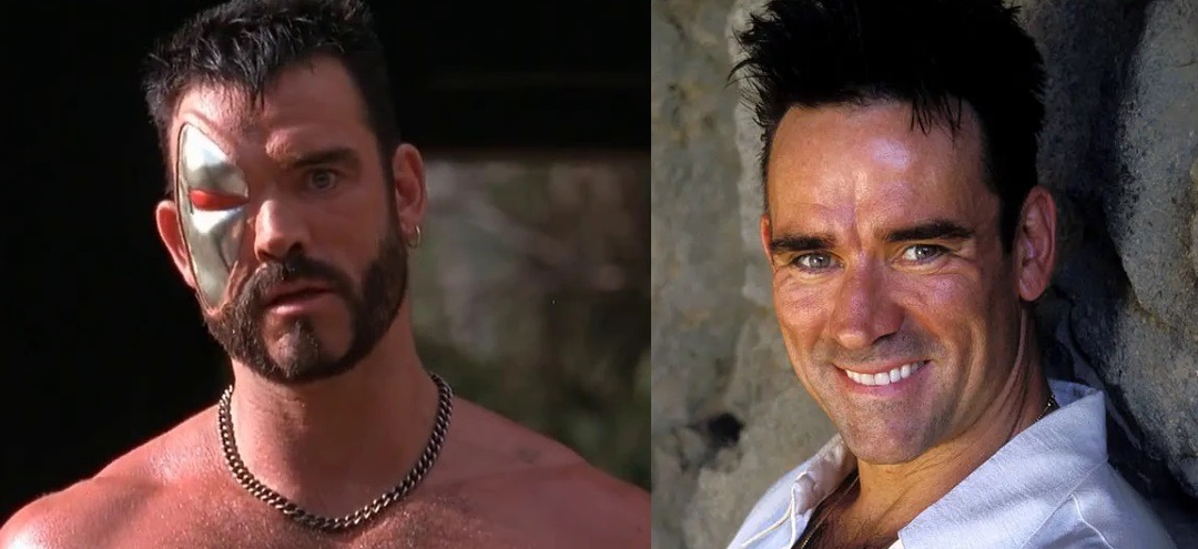 Trevor Goddard Kano no filme Mortal Kombat antes e depois