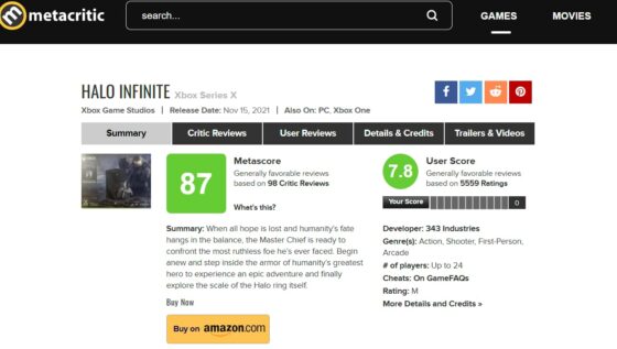 Halo Infinite - Metacritic