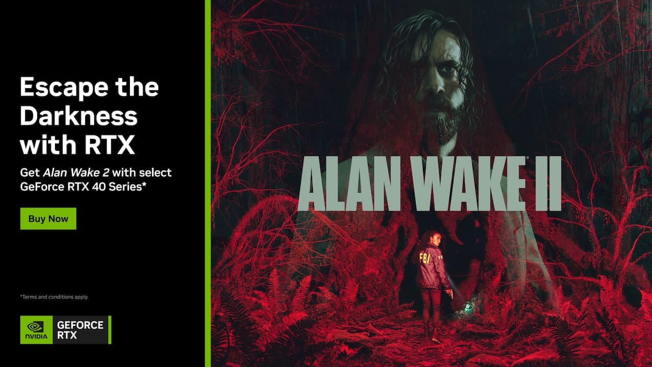 Alan Wake 2: AMD e Nvidia lançam novos drivers para o jogo