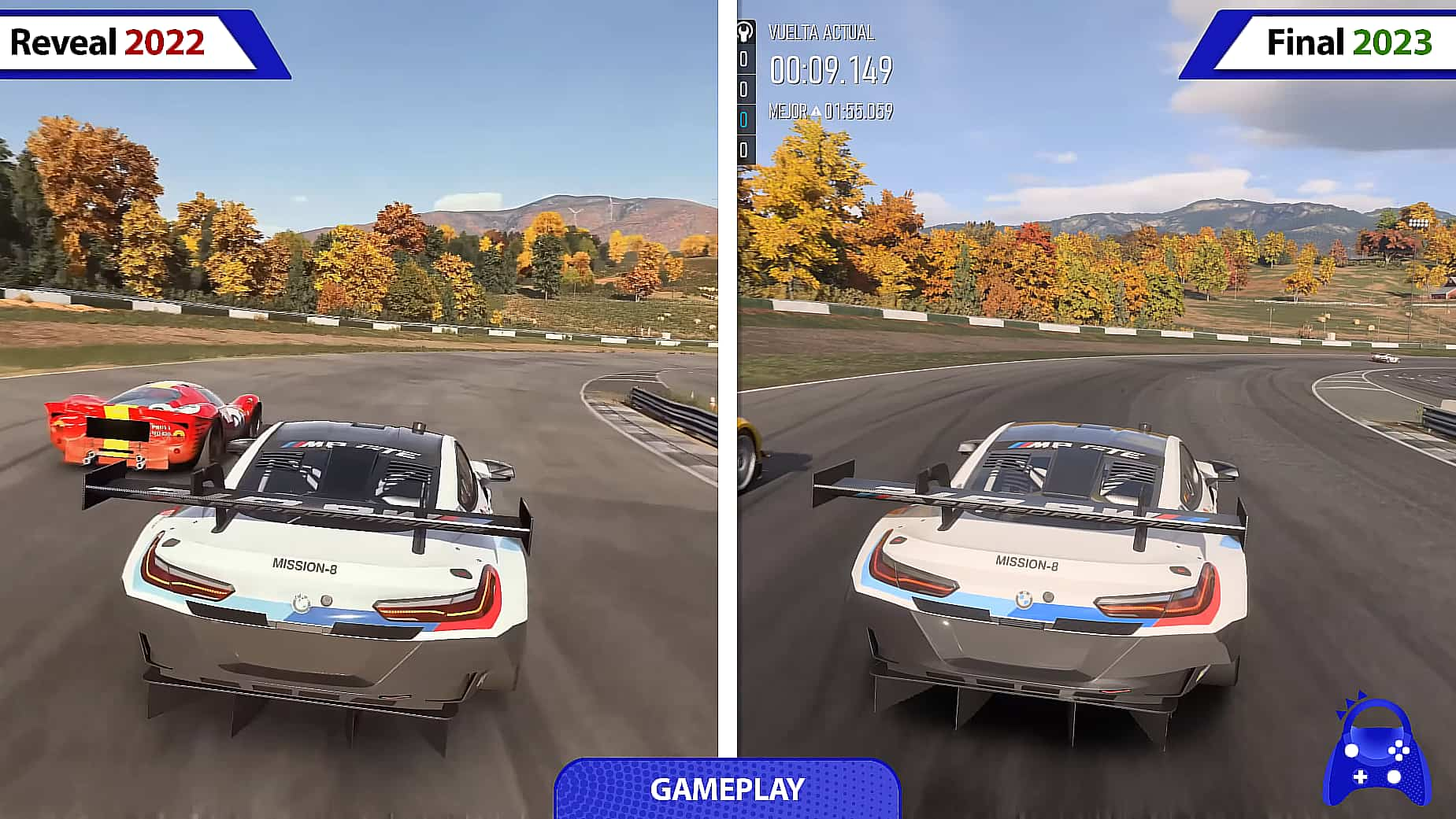 Forza Motorsport: vídeo mostra downgrade entre 2022 e 2023