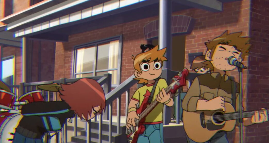 Scott Pilgrim Takes Off abertura Netflix binge