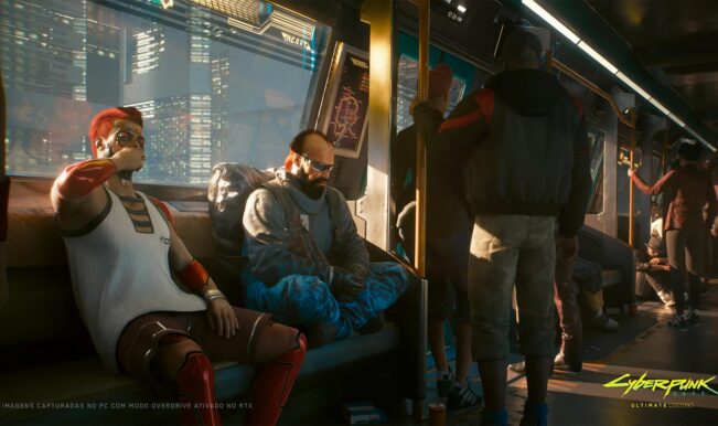 Cyberpunk 2077 metrô