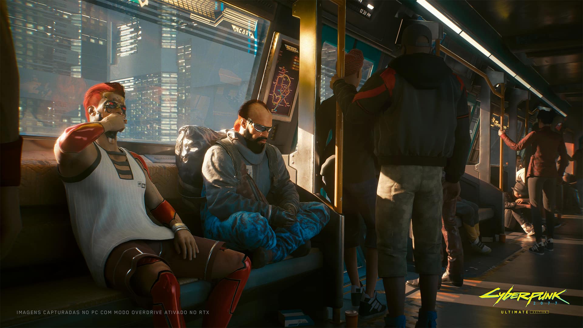 Cyberpunk 2077 metrô