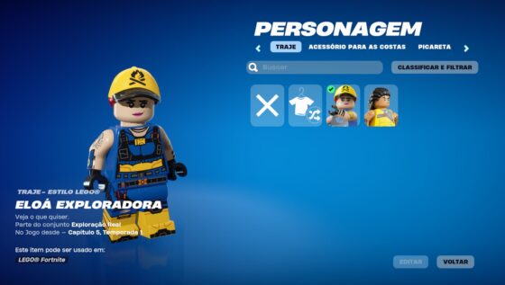 LP  Fortnite News on X: O Pacote de Tarefas Exploração Real já está  disponível DE GRAÇA na Loja de Itens do Fortnite! — Traje Thalison  Trilheiro (com estilo LEGO) — Mochila