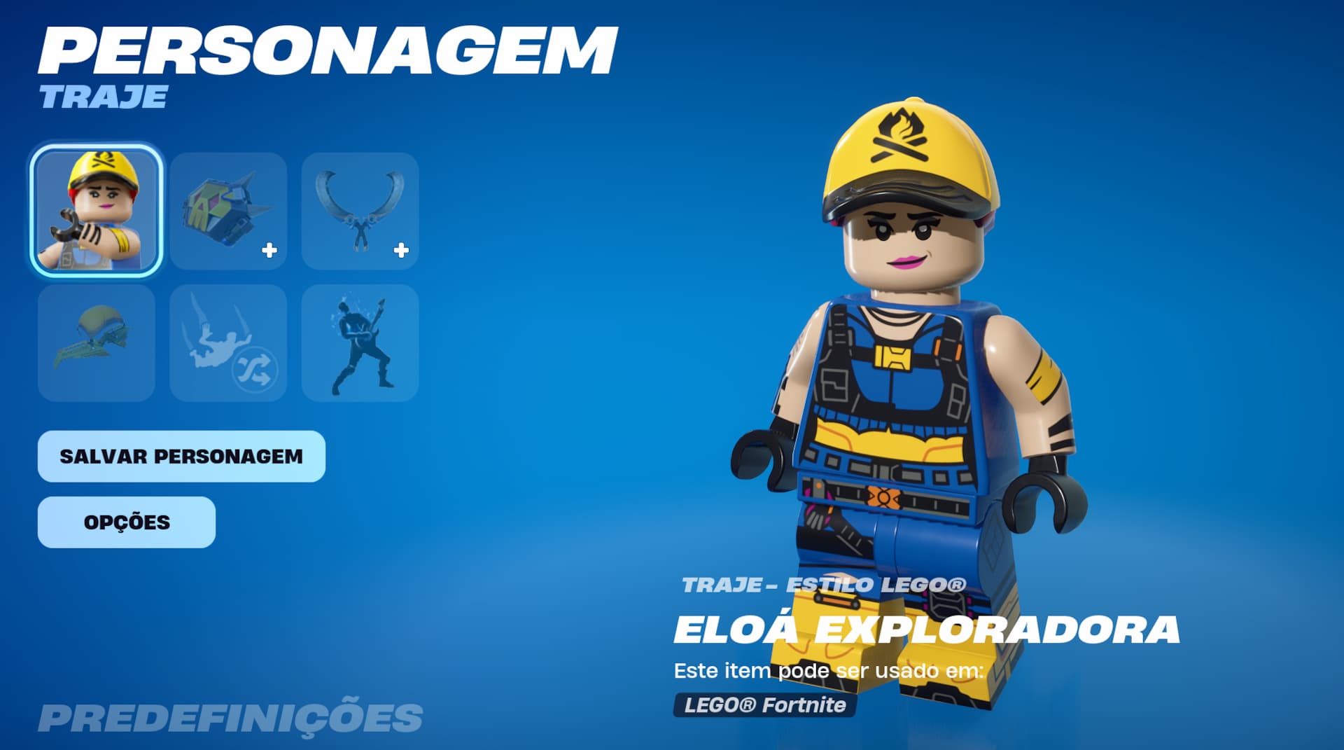 Como resgatar uma skin de LEGO no Fortnite de graça