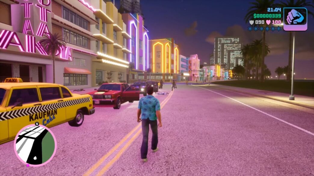 Faça o código do final do vídeo para liberar as armas do jogo GTA Vice