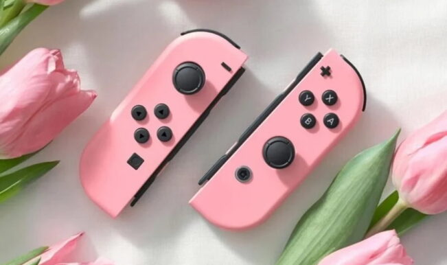 Peach Joy-con Nintendo Switch