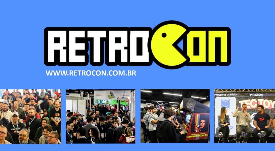 Retrocon 2025 está marcada para os dias 03 e 04 de agosto