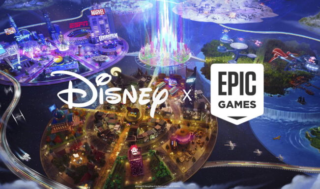 Fortnite com mundos da Disney - parceria com Epic Games