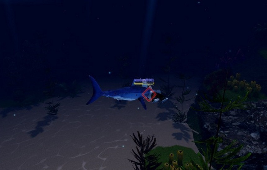 Jaws Águas Infestadas - jogo do tubarão no Roblox