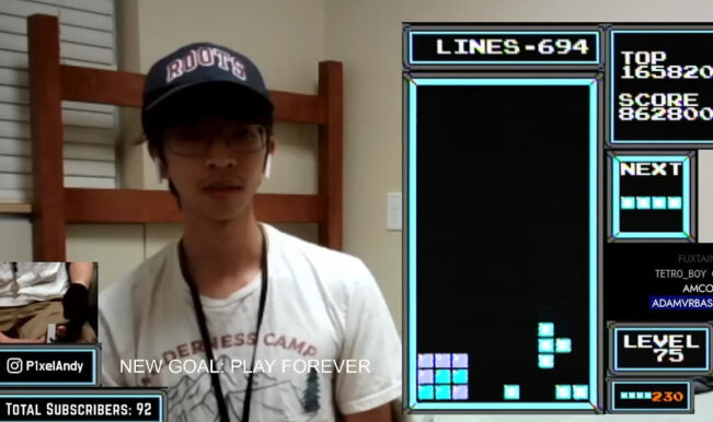 Tetris recorde mundial