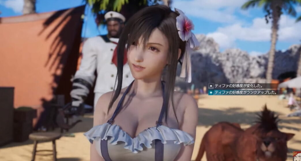 Tifa Lockhart Final Fantasy 7 Rebirth skin sexy praia