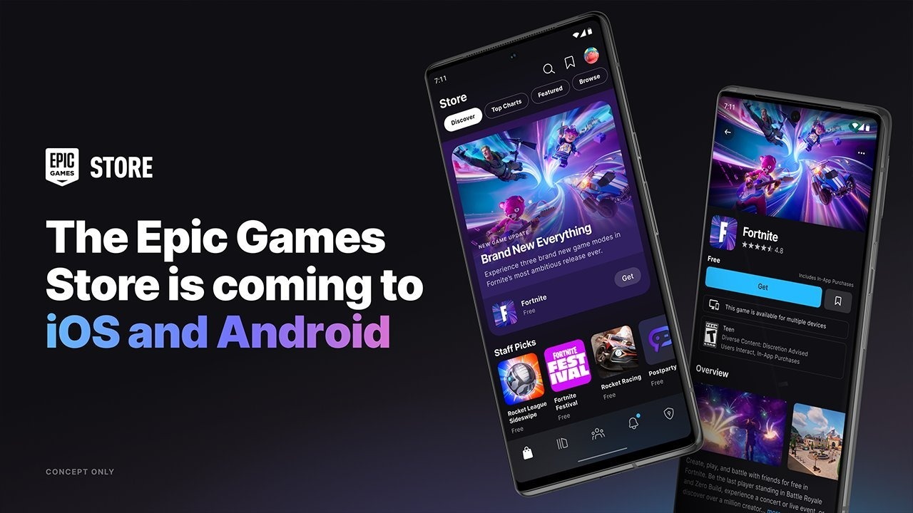 Epic Games Store para Android e iOS