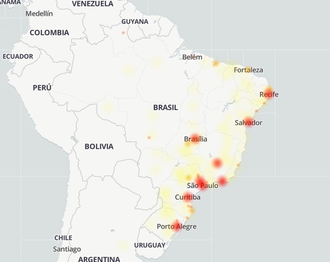 Instagram - reclamações downdetector (2)