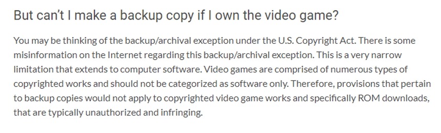 Nintendo não considera seus jogos como softwares