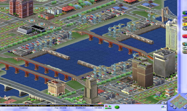 Sim City 3000 - um dos jogos da Electronic Arts com desconto na Steam