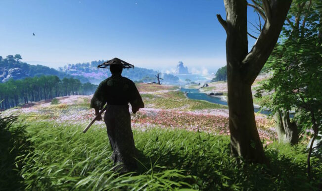 Ghost of Tsushima - um dos jogos a serem lançados nesta semana