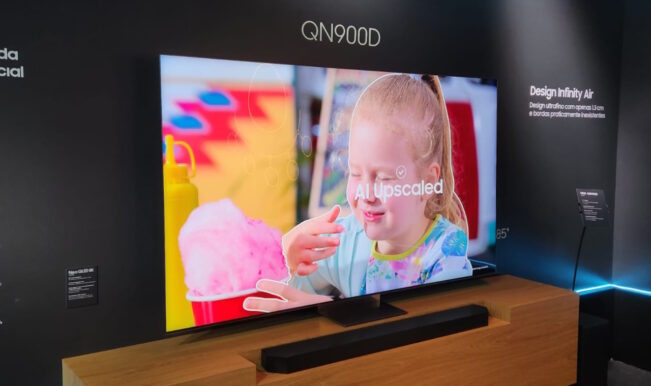 Smart TV Samsung com recursos de IA