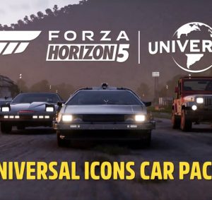 Forza Horizon 5 - pacote de carros da Universal