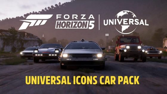 Forza Horizon 5 - pacote de carros da Universal